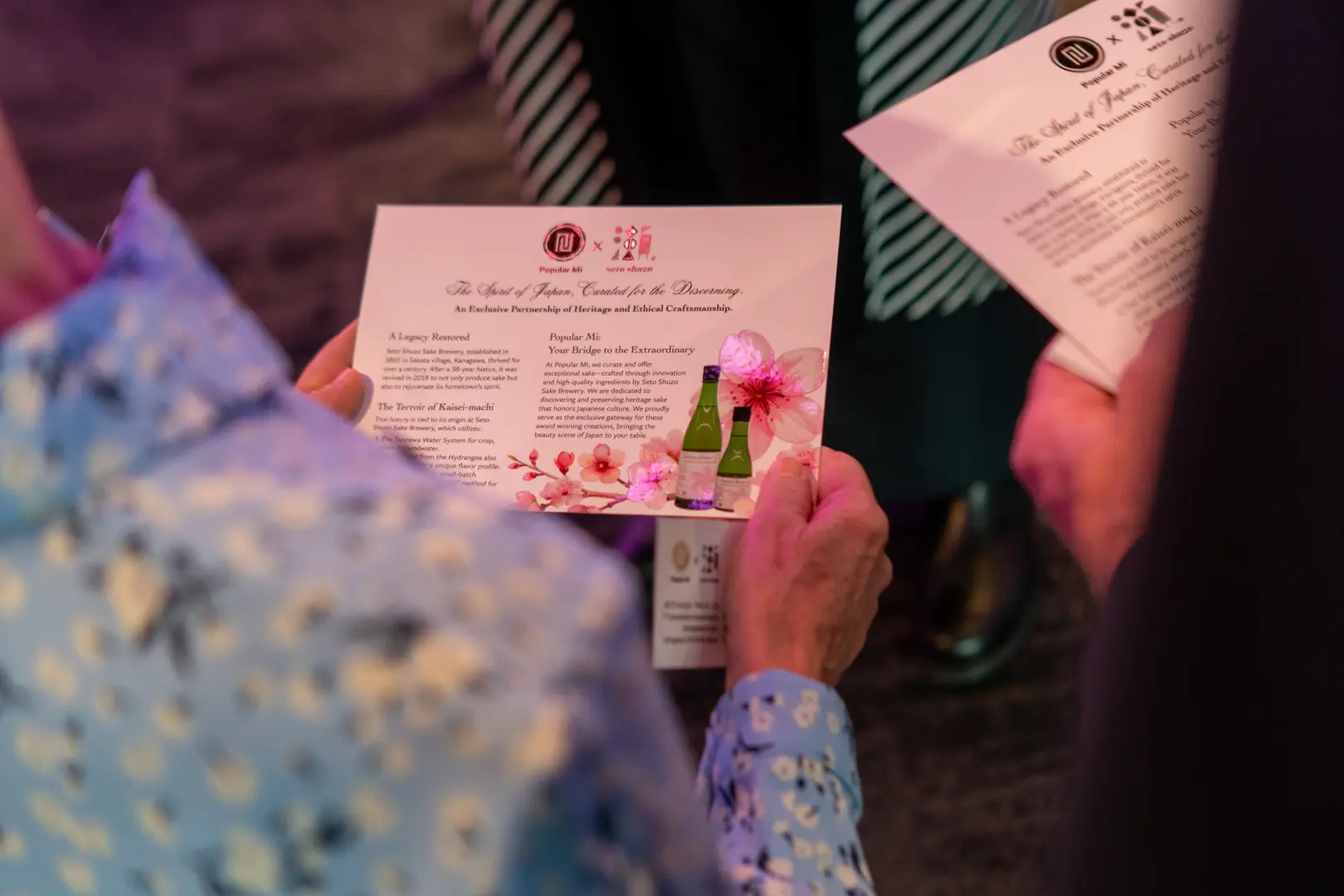 11th Sakura Festival Launch at Gardens by the Bay with Popular Mi - Seto Suzho Sake Gallery