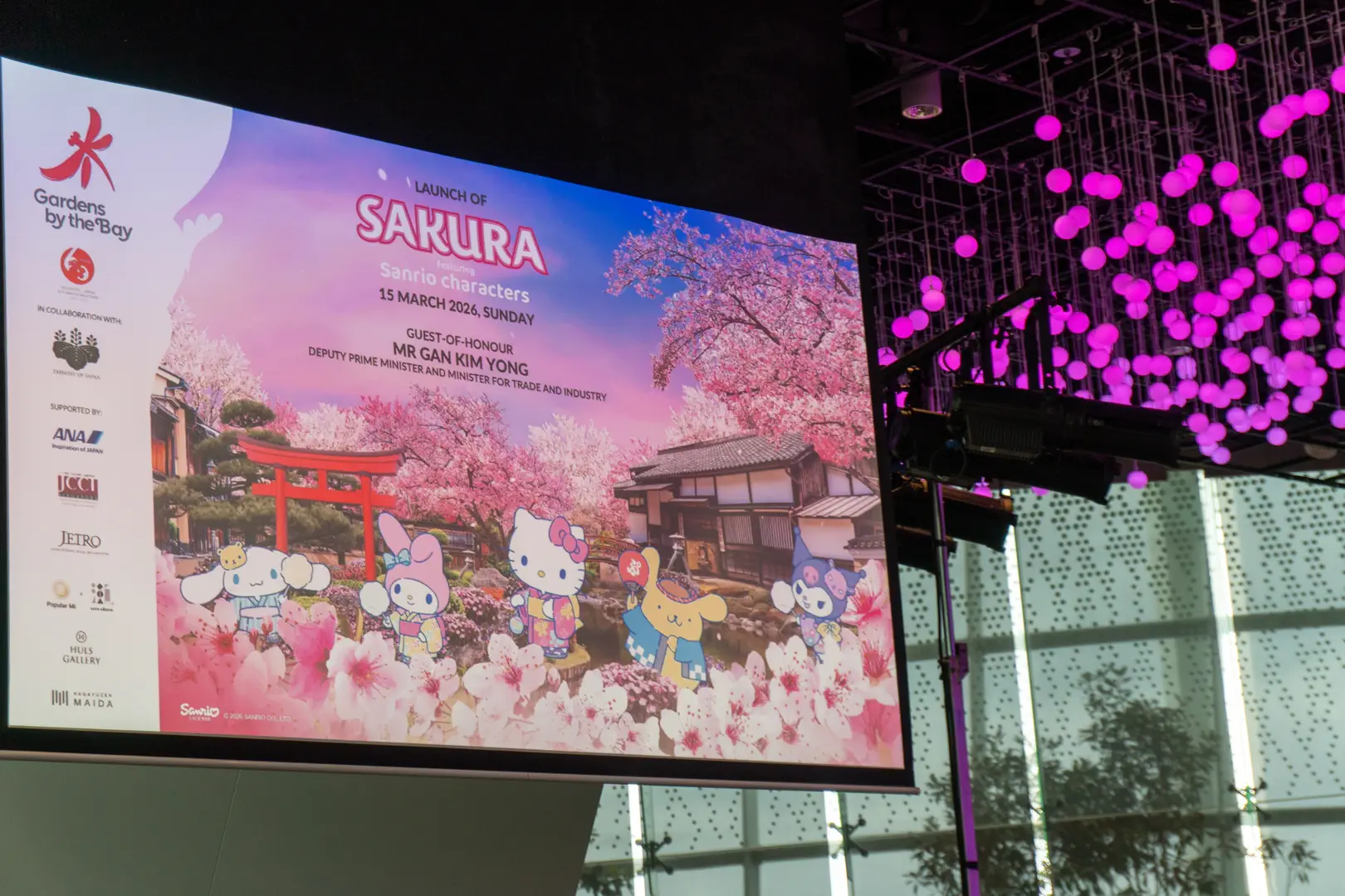 11th Sakura Festival Launch at Gardens by the Bay with Popular Mi - Seto Suzho Sake Gallery